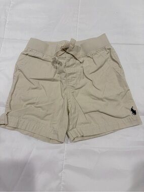 Ralph Lauren Beige Drawstring Cotton Men's Shorts